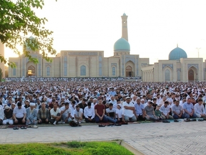 Qurbon hayiti namozini o‘qish vaqtlari e’lon qilindi