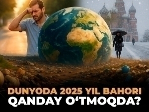 Anomal issiq, tuxumdek do‘l, qurg‘oqchilik va qor: dunyo bahorni qanday o‘tkazmoqda?