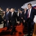 Putin Xitoyga yetib bordi (video)