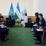 Birinchi xonim Mirziyoyeva JSST rahbari bilan uchrashdi 