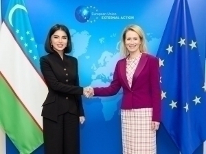 Saida Mirziyoyeva meets with Kaja Kallas