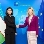 Saida Mirziyoyeva meets with Kaja Kallas