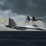 Rossiya qiruvchisi AQSH dronini qulatgani tasvirlangan kadrlar e’lon qilindi (video)