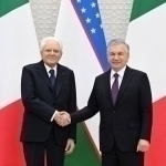 Mirziyoyev holds talks with the President of Italy