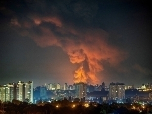Rossiya Ukraina poytaxtiga bombalar yog‘dirdi. Qurbonlar bor