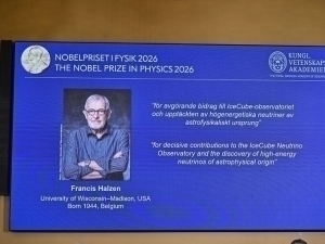 Fizika bo‘yicha Nobel mukofoti g‘olibi e’lon qilindi