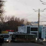 Samarqandda tramvay izidan chiqib ketdi