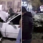 3 vehicles collide in Tashkent, injuries reported