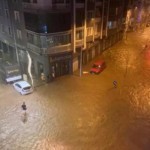 Qora dengiz sohilidagi shahar suv ostida qoldi (video)