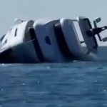 Сотиб олинганига 4 кун бўлган 9 млн евролик яхта чўкиб кетди (видео)