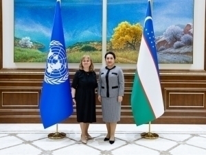 Norboyeva meets with the UN's permanent coordinator in Uzbekistan