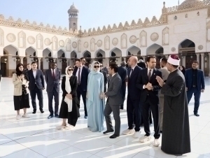 Саида Мирзиёева Мисрдаги “Ал-Азҳар” масжидини зиёрат қилди (фото)