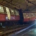 Istanbulda metro poyezdi relsdan chiqib ketdi (video) 