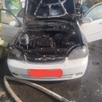 Yunusobodda Lacetti yonib ketdi