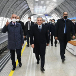 Prezident Toshkent metrosining Sergeli yo‘nalishini ochib berdi