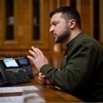 Zelenskiy Oq uydagi janjaldan so‘ng Makron va Ryutte bilan gaplashdi