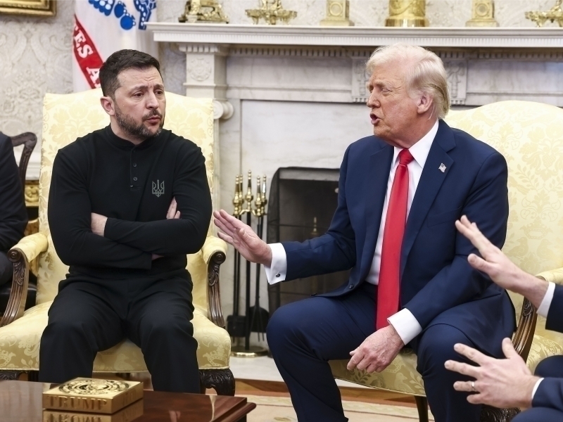 Tramp Zelenskiyga dakki berdi (video)