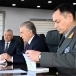 Shavkat Mirziyoyev poligonda!