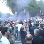 Еревандаги намойишда 100 га яқин одам ҳибсга олинди