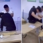 Toshkentda o‘qituvchi 9-sinf o‘quvchisini kaltakladi (video)