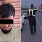 ГАИ ходимларидан қочган ҳайдовчи автомобилини хизмат машинасига урди (видео)