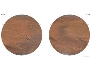 Илк бор Марснинг тўлиқ харитаси эълон қилинди (фото)