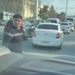 Samarqandda haydovchi tez yordamga yo‘l bermadi (video)