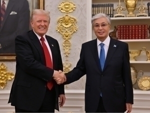 To‘qayev Trampga tabrik yo‘lladi