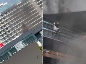 Toshkentdagi Park in Mall’ga o‘t ketdi (video)