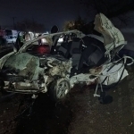 Жиззахда 19 ёшли йигит Nexia’да “Камаз” билан тўқнашиб, вафот этди (видео)