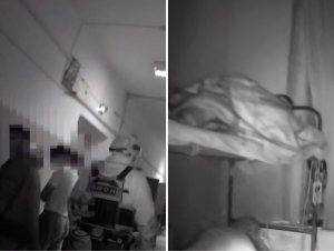 OMON storms dormitory of migrants at night in Russia (video)