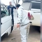 Янгийўлда Toyota ва Damas ҳайдовчилари йўл талашиб, жанжаллашди (видео)