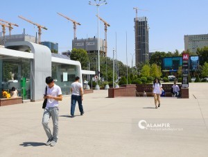 A new way to reduce traffic has been found in Tashkent