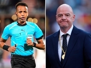 “Biz podsho emasmiz”. Infantino somalilik hakam yuzasidan izoh berdi