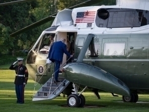 Trampning vertolyoti lazer bilan “nishonga olindi”