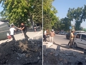 Ketmon jangi: Namangandagi bozorda janjal ko‘tarildi (video)