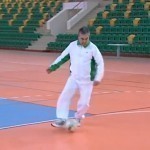 “Arqadag‘” vazirlari bilan mini-futbol o‘ynadi (video) 