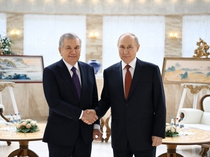 Shavkat Mirziyoyev discusses the construction of a nuclear power plant with Putin