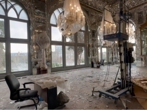 Эронда йирик сулоланинг маркази бўлган бино жиддий зарар кўрди (фоторепортаж)