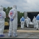Ukraina Rossiyadan 1200 nafar harbiyning jasadini oldi (video)