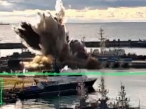 Ukrainadan yirik yurish. Rossiya kema yo‘q qilinganini tan olmayapti