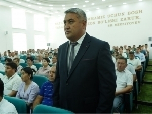 Ховос тумани ҳокими ишдан олинди