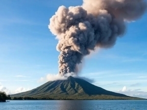 Indoneziyada vulqon otilishi ovibatida 8 ta aeroport yopildi