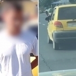 Driver in Kokand was penalized for driving with leg out of car window (video)
