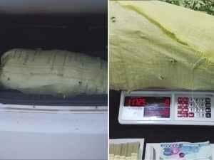 Қабристонда қарийб 12 кг “марихуана”ни сотмоқчи бўлган шахс ушланди (видео)