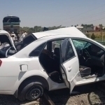 Train collides with Lacetti in Surkhandarya. There is a victim (video)