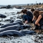 Qora dengizda yuzlab delfinlar nobud bo‘lmoqda