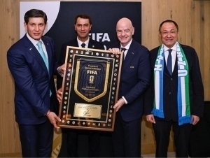 Infantino O‘zbekistonni JCHdagi debyut bilan tabrikladi