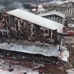 Turkiyadagi yana bir mehmonxona o‘t ichida qoldi. Qurbonlar bor (video)