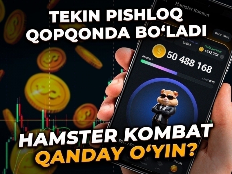 Tekin pishloq qopqonda bo‘ladi. Hamster Kombat qanday o‘yin?